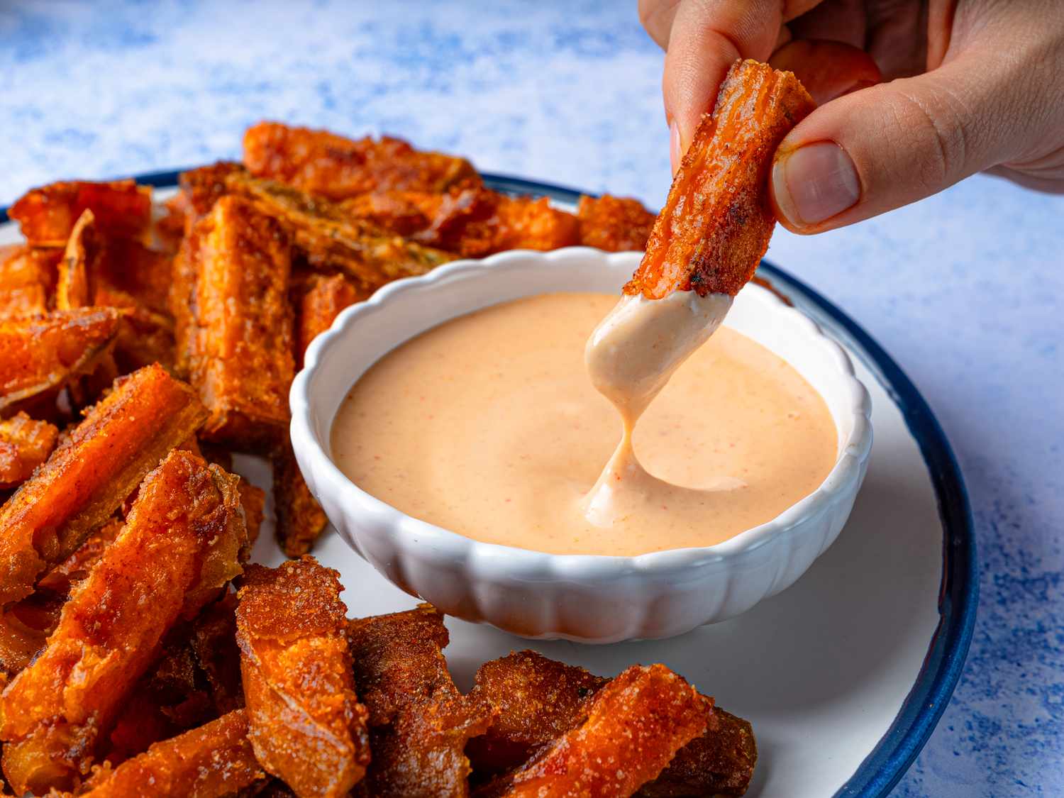 Secret to Crispy Sweet Potato Fries: Cut, Soak, and Bake
